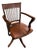 Bentwood Captains Chair with Swiveling Base For Sale