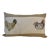 Large Bolster Pillow Decorated With a Pair of Chickens - Made in U K For Sale