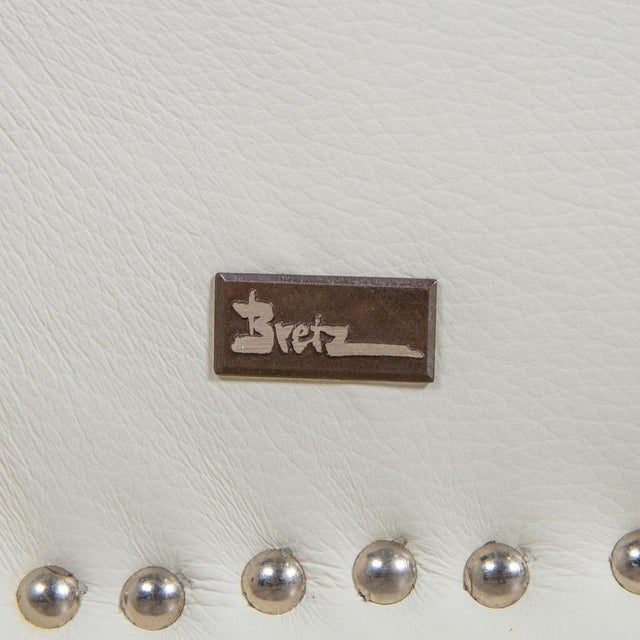 Leather Gaudi Three-Seater Sofa in Cream Beige from Bretz For Sale - Image 6 of 10