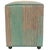 Wood Abstract Handmade Kilim Upholstered Ottoman For Sale - Image 7 of 8