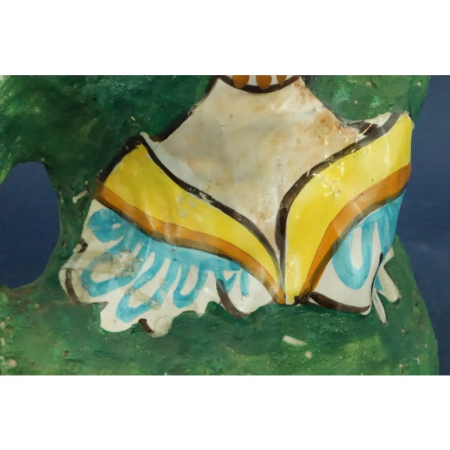 Ceramic Vase with Portrait of Woman from Pisapia, Italy, 1920s For Sale - Image 15 of 18