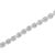 .925 Sterling Silver 1/10 cttw Miracle-Set Round-Cut Diamond "X" Link Tennis Bracelet (I-J color, I2-I3 clarity) - 7.25" For Sale - Image 4 of 8