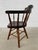 Vintage Windsor Inspired Pub Style Captain’s Chair For Sale - Image 9 of 15