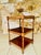 Three-Tiered Walnut Turned Wood Side Table, 1930s For Sale - Image 15 of 16