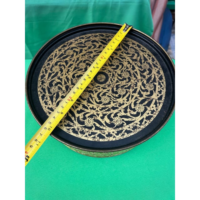 Vintage Brass Guildcraft New York Grandma Tin For Sale - Image 4 of 7