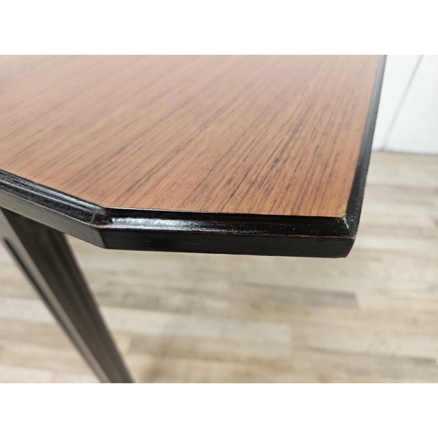 Vintage Extendable Walnut Table, 1970 For Sale - Image 9 of 18