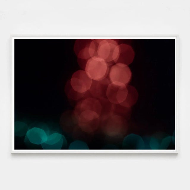 Jeaneen Lund Light Study Photograph in Rose and Teal For Sale - Image 4 of 4