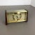 Contemporary Vintage Modernist Wooden Teak Brass Table Clock from Dugena, Germany, 1960s For Sale - Image 3 of 16