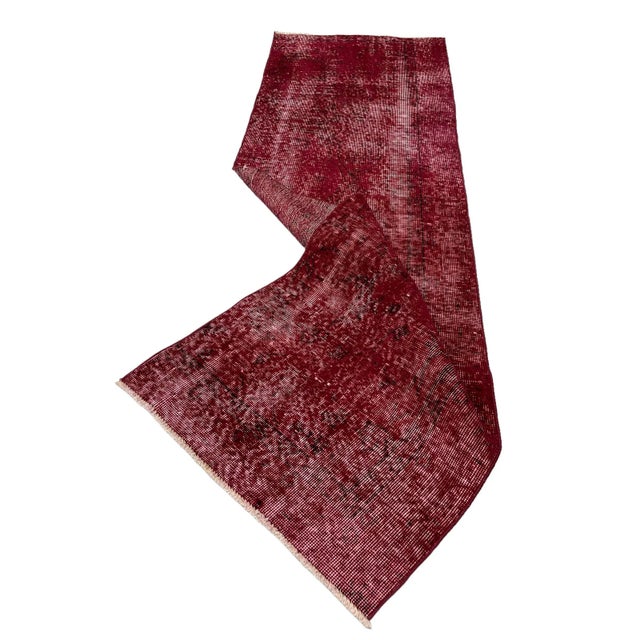 Turkish Narrow Wool Runner Rug, 1970s For Sale - Image 9 of 11