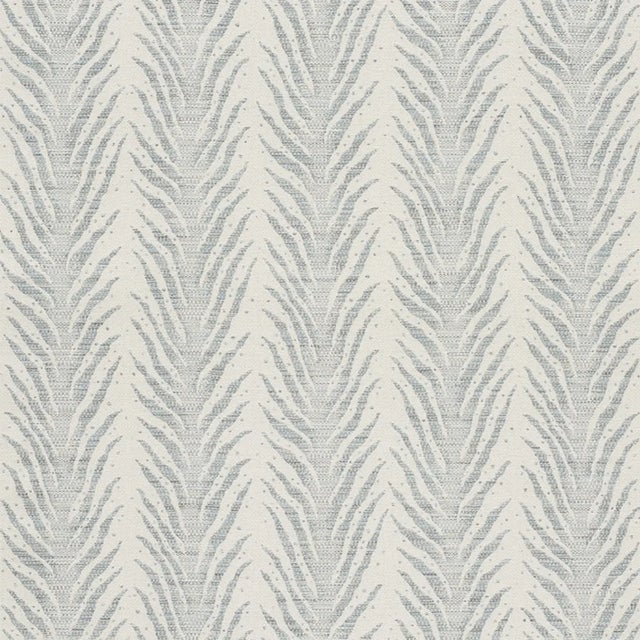 A semi-botanical, semi-animal stripe in a woven upholstery weight fabric. Motif evokes feathery fern fronds and sexy...