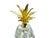 Late 20th Century Late 20th Century Tall Crystal Pineapple With Gold Crown of Leaves For Sale - Image 5 of 6