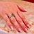 Magnificent Natural Emerald and White Sapphire Ring Size 6.5 14k W Gold 4.95 TCW Certified $5,950 310639 This is a Unique...