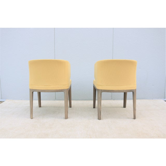 Wood Contemporary Khodi Feiz for Geiger a Line Wing-Back Guest Side Chairs - a Pair For Sale - Image 7 of 13