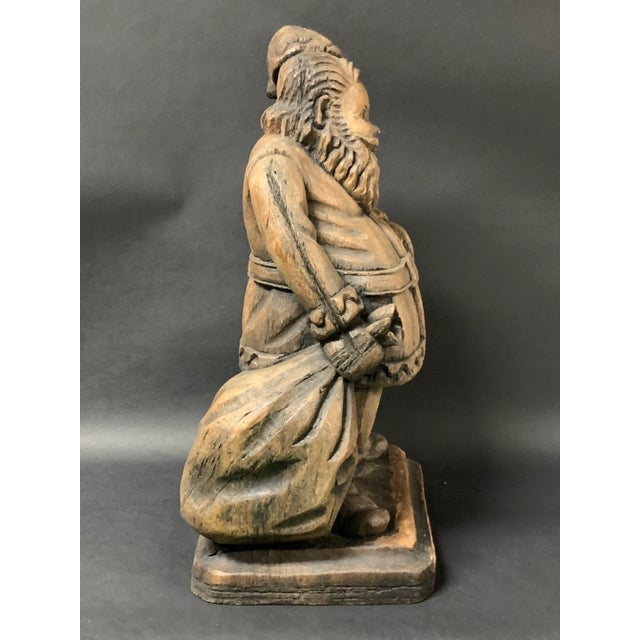 Vintage Carved Solid Wood Paper Mache Mold Santa Claus Sculpture ITEM NAME: Vintage Carved Solid Wood Paper Mache Mold...