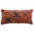 Pillow made from a 19th-century Turkeman rug in a bolster size. Measures: 12" x 24".
