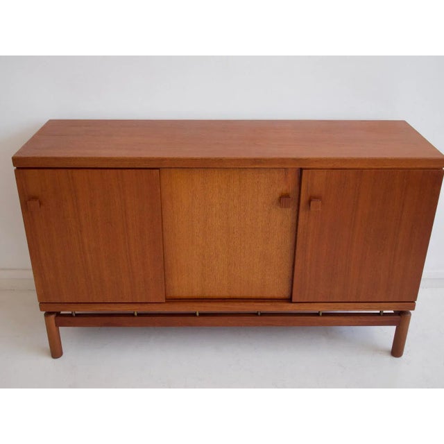 Mid-Century Modern Mid-Century Italian Teak and Brass Sideboard from La Permanente Mobili Cantù, 1960s For Sale - Image 3 of 16