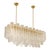 Italian Gold Rectangular Murano Glass Chandelier by Simoeng For Sale - Image 9 of 9
