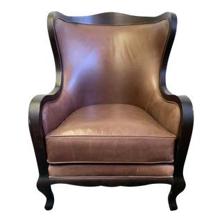 Vintage Leather Club Chair For Sale