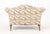 Cream Chinese Chippendale Style Upholstered Settee For Sale - Image 8 of 8