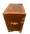 Brown Vintage Korean Elm Burl Brass Bound Bandaji Small Chest Wedding Cabinet Felt For Sale - Image 8 of 12