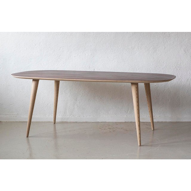 Vintage Danish Dining Table by Cabinetmaker Lau Lauritsen, 2000s For Sale - Image 9 of 9