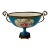 Antique French Sèvres-Style Turquoise Porcelain Compote With Gilt Bronze Mounts For Sale