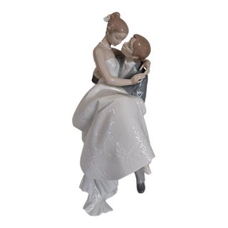 Lladro 8029 the Happiest Day Bride Groom Wedding Figurine 2003 Mint Spain 11"h For Sale