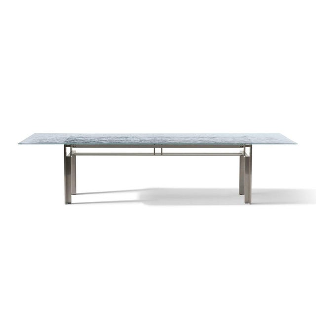 Carlo Scarpa Mid-Century Modern Doge Laguna Table in Steel & Glass from Carlo Scarpa For Sale - Image 4 of 13