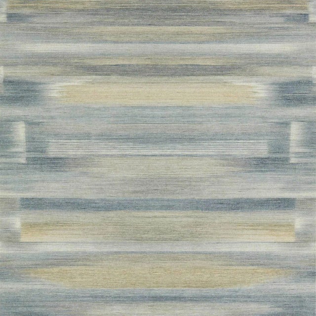 Harlequin Refraction Wallpaper in Moonstone/Brass - a Sample For Sale
