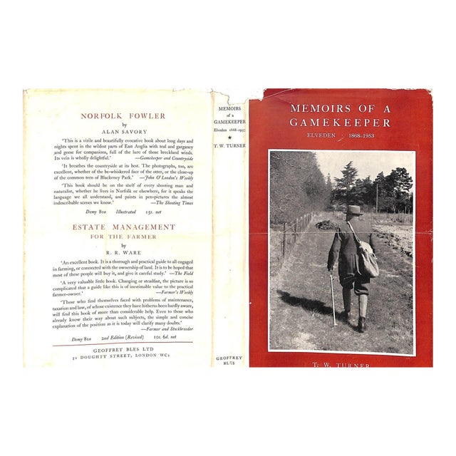 "Memoirs of a Gamekeeper (Elveden, 1868-1953)" 1954 Turner, t.w. For Sale