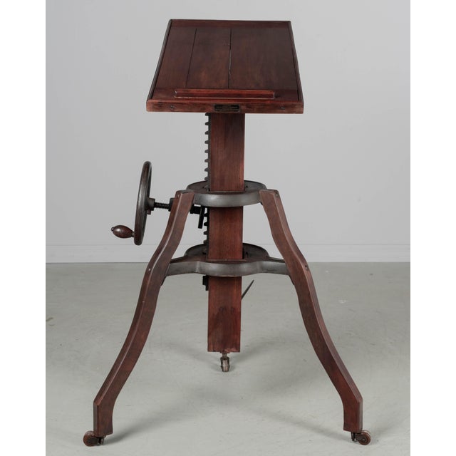 Wood Adjustable Pedestal Century Studio Camera Stand For Sale - Image 7 of 18