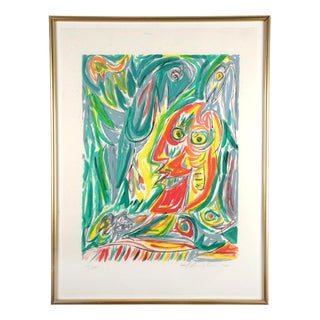 Carl-Henning Pedersen, H. C. Andersen Suite, 1890s, Litograph, Framed For Sale