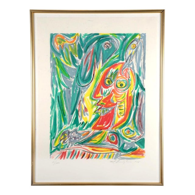 Carl-Henning Pedersen, H. C. Andersen Suite, 1890s, Litograph, Framed For Sale