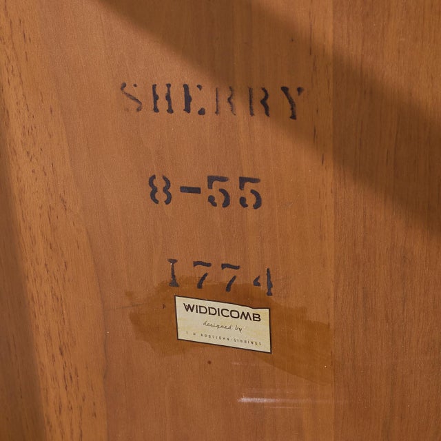 Robsjohn Gibbings for Widdicomb Mid Century Bleached Mahogany Coffee Table For Sale - Image 9 of 9