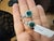 Emerald caboshans : 8.42 carats Diamonds : 1.54carats Gold : 6.113 (14k) Emerald caboshans are of very high quality and...