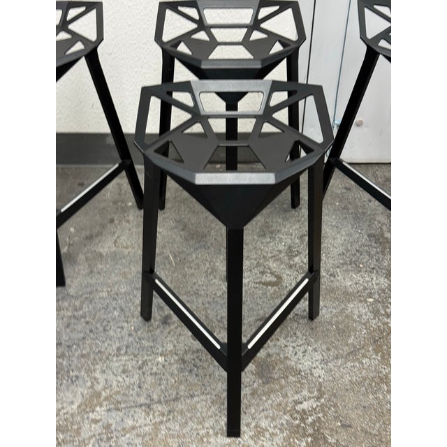 Konstantin Grcic for Magis Stool_One Counter Stools, Set of Four For Sale - Image 12 of 12