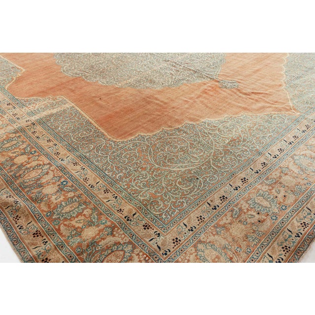 Antique Tabriz rugs are widely known for their diversity. They can range from flat to pile weaves. Patterns of Tabriz rugs...
