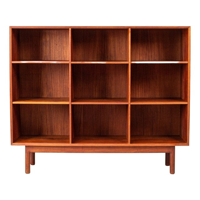 Vintage Danish Teak Bookcase by Peter Hvidt, 1960s For Sale