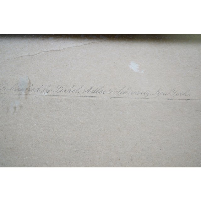 Antique Henry Mortikar Rosenberg Babbling Brook Panoramic Landscape Etching 25" For Sale - Image 11 of 15
