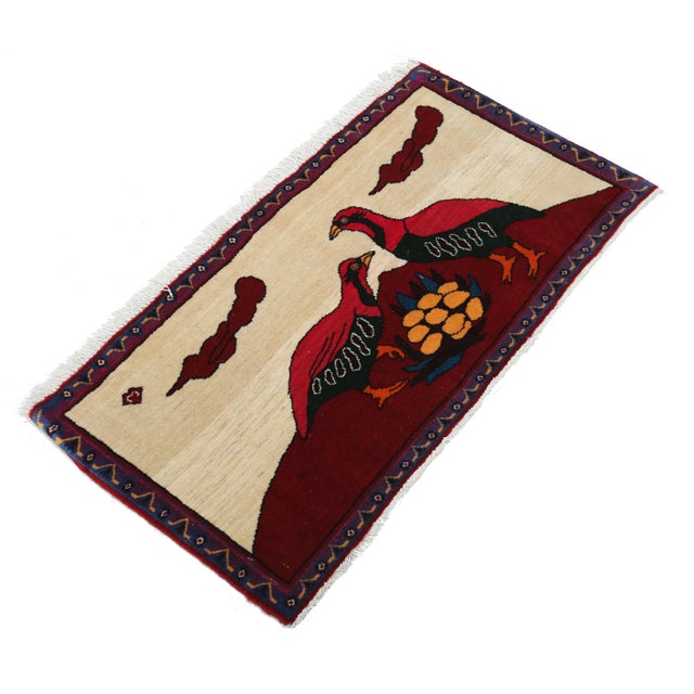 Traditional Fine Hand Knotted Persian Shiraz Rug For Sale - Image 3 of 4