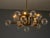 Space Age Brass Chandelier, Czechoslovakia, 1970s For Sale - Image 4 of 14