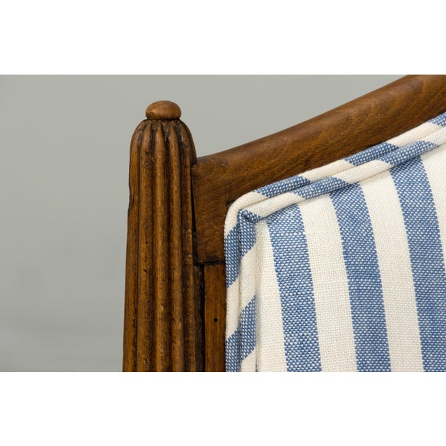 Pair of French Art Deco Maple Gondola Barrel Chairs, Provence, Circa 1925 For Sale - Image 9 of 18
