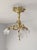 Metal Antique French Louis XV Three-Light Chandelier in Bronze, 1890s For Sale - Image 7 of 11