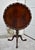 Wood Mahogany Tilt Top Table Vintage Chippendale Pie Crust Edge Pedestal 3 Leg For Sale - Image 7 of 13