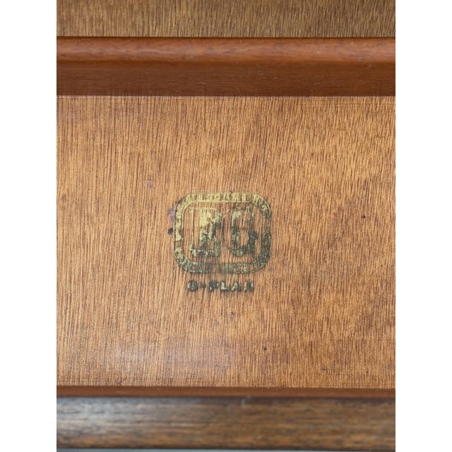 Vintage 1960s G-Plan Floating Top Teak Desk For Sale - Image 13 of 15