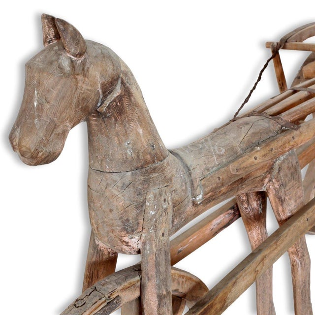 Horse and Carriage, 2000s, Acacia, in Good conditions. Designed from 2000