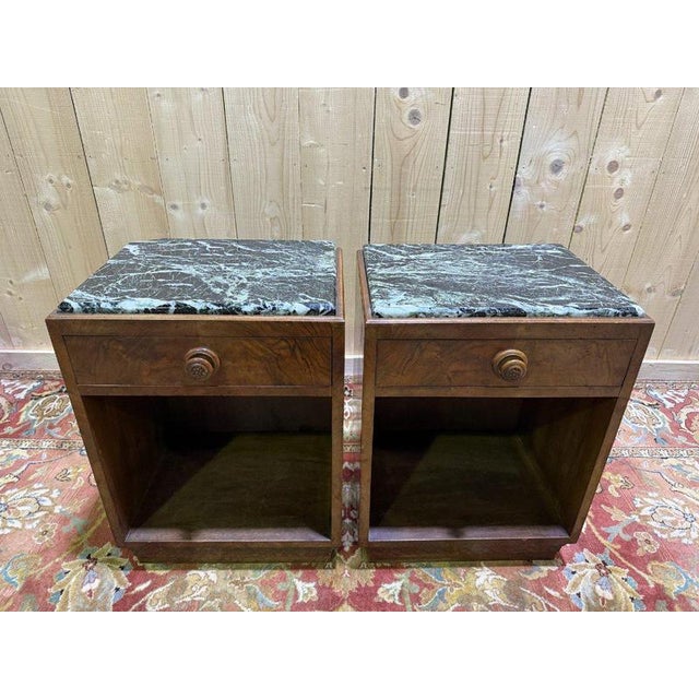 Art Deco Bedside Tables, Set of 2 For Sale - Image 3 of 7
