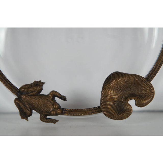 Mid 20th Century Mid Century Artisian Glass Ashtrays - Set of 2 For Sale - Image 5 of 10