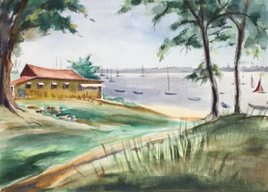 Eve Nethercott, Barile (P6.55), Watercolor on Paper