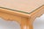 Mid 20th Century Mid 20th Century Extra Large French Provincial Solid Wood Coffee Table — 76” Blonde Wood Cocktail Table With Cabriole Legs For Sale - Image 5 of 12